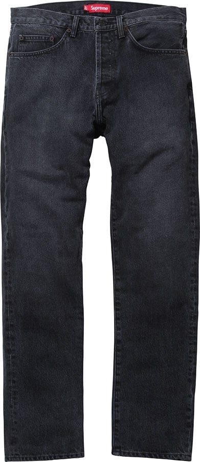 Stone Washed Black Slim Jean view 2
